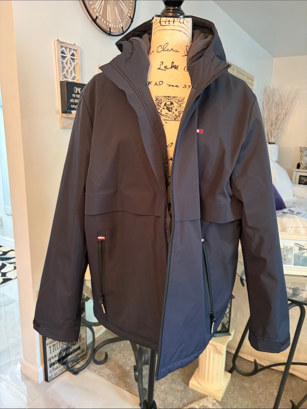 Tommy Hilfiger Men's Hooded coat